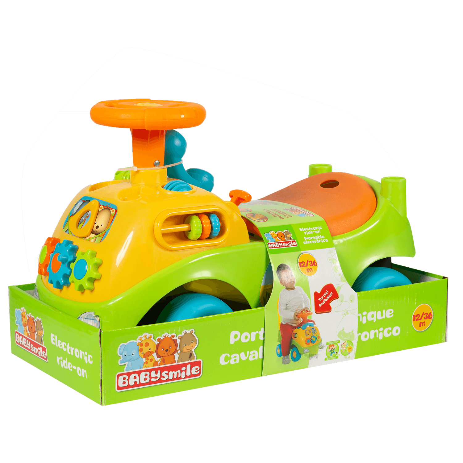 Cavalcabile elettronico (boy) - BABY SMILE