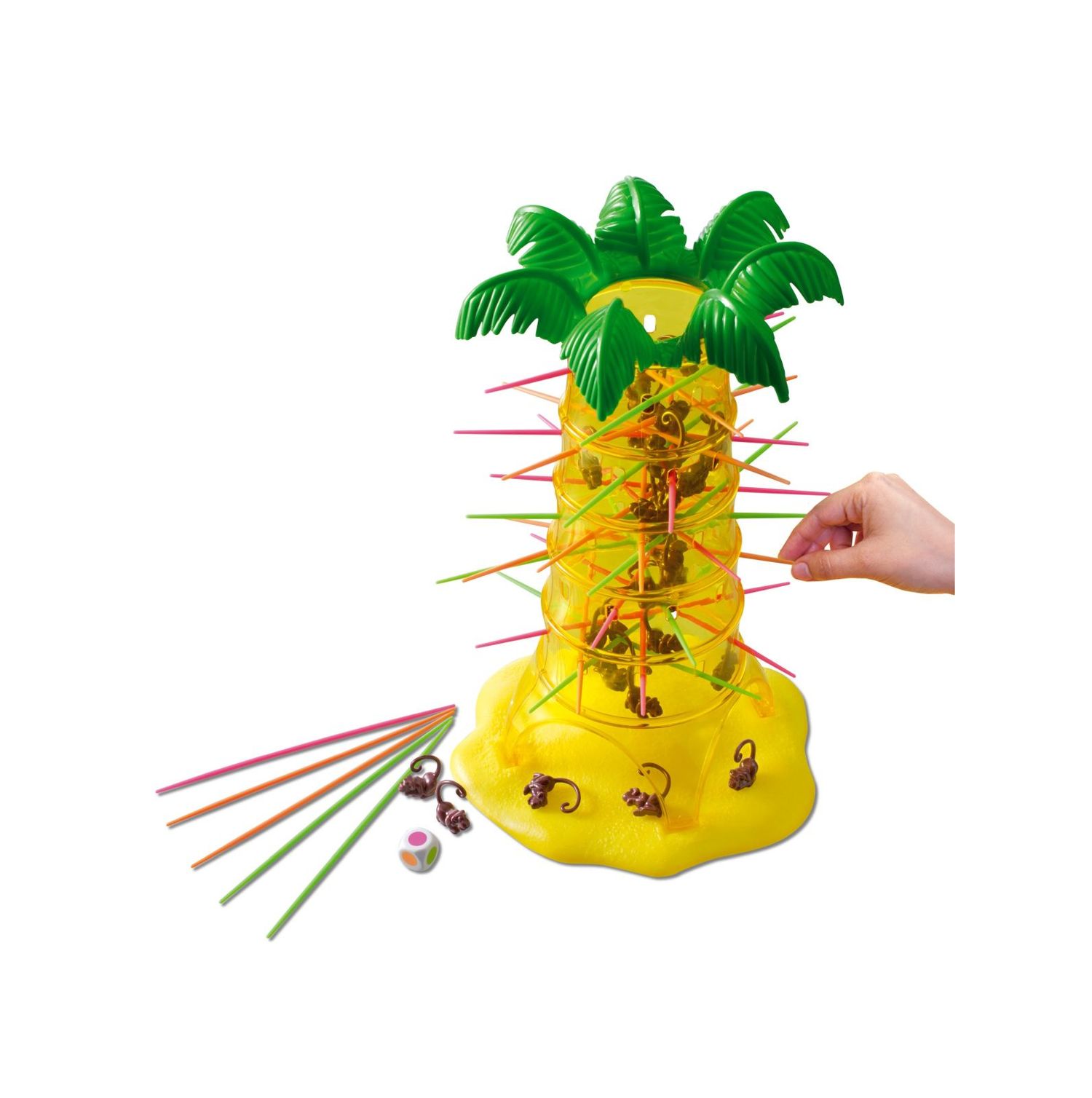 Mattel games - salva le scimmie, gioco in scatola per 2-4 giocatori - MATTEL GAMES