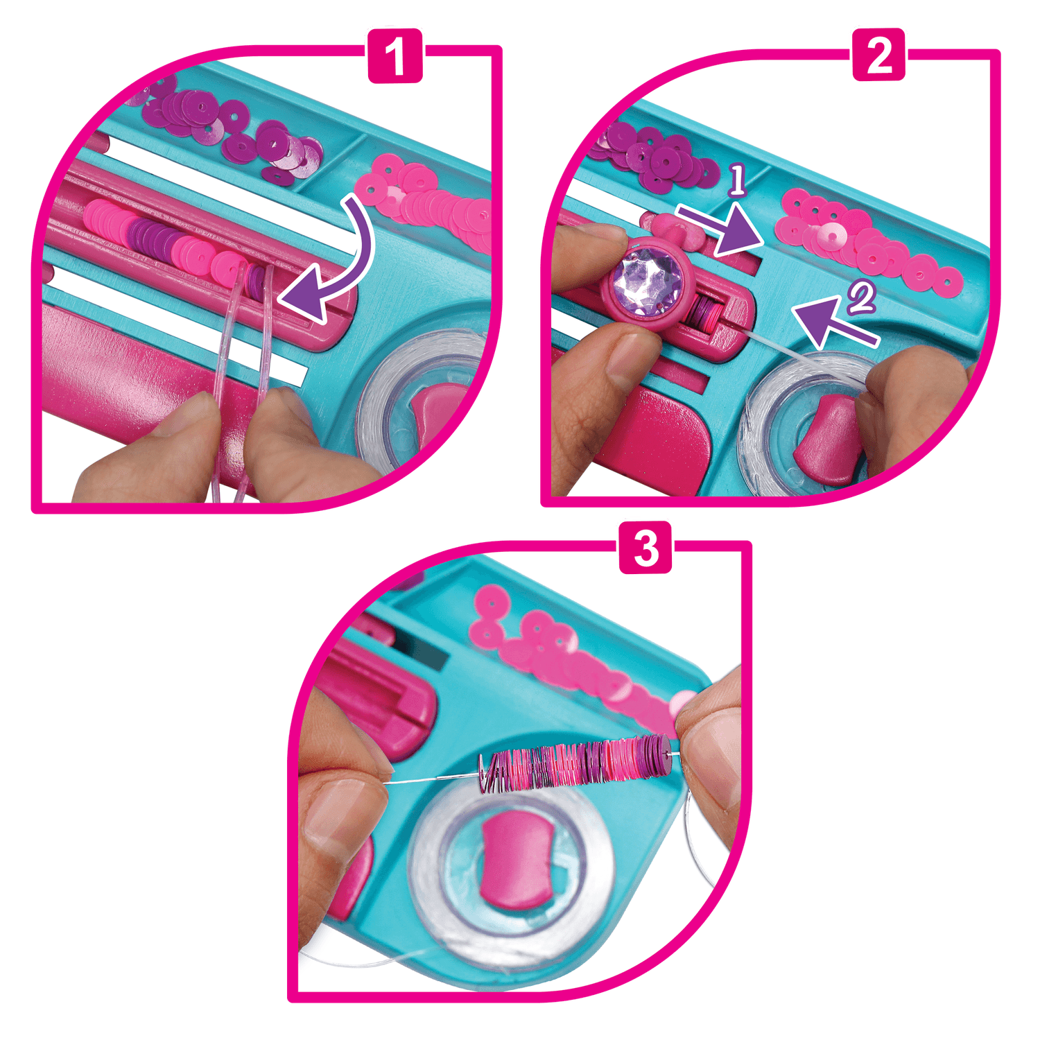 Gioielli di pailettes - CREA MANIA