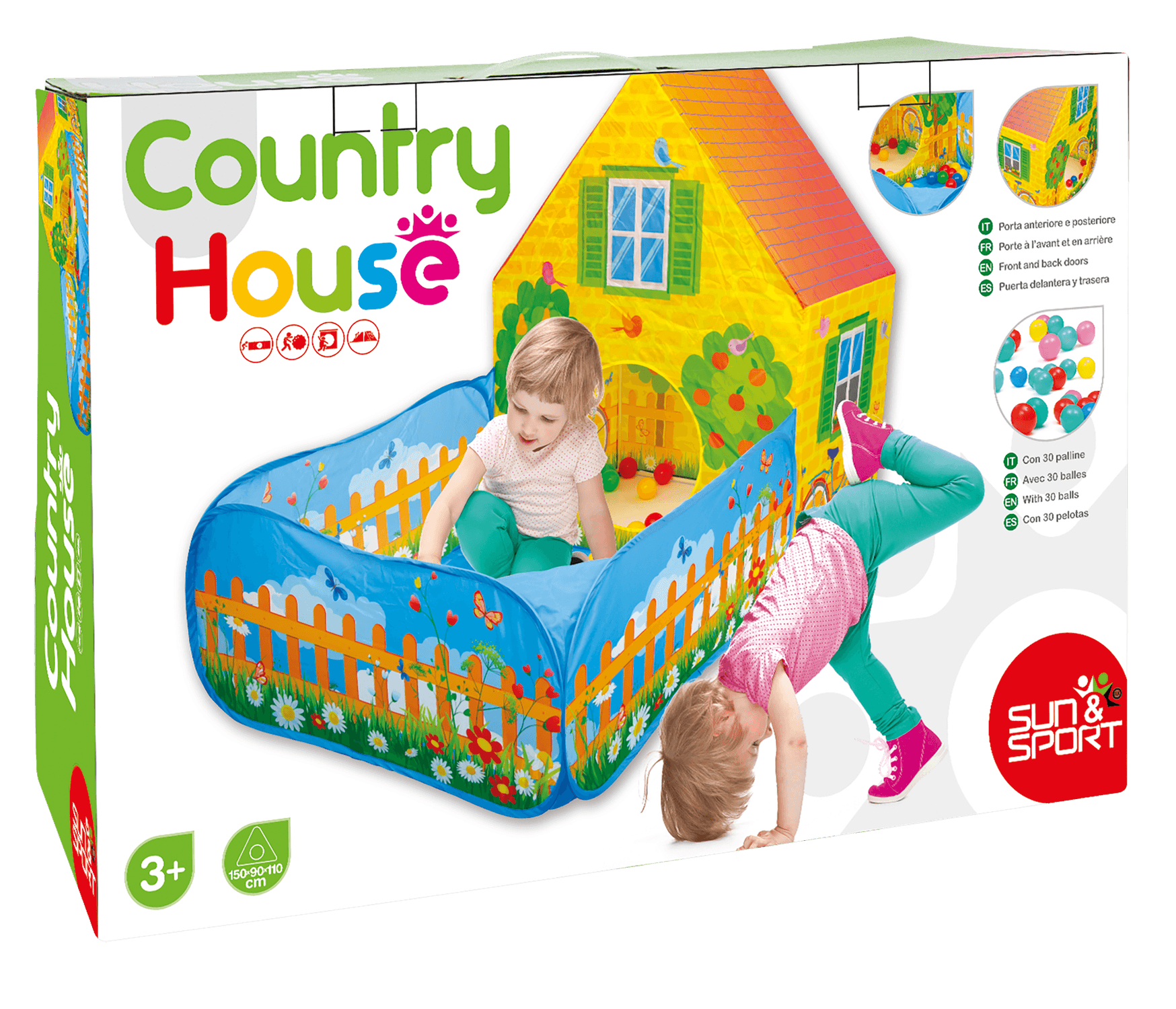 Tenda casetta con giardino - SUN&SPORT