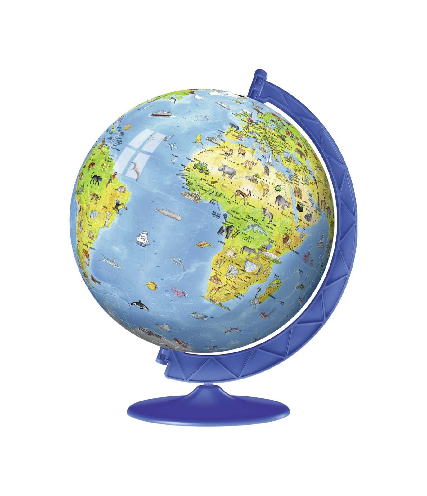 Ravensburger - 3d puzzle globo, 180 pezzi, 6+ anni - RAVENSBURGER, RAVENSBURGER 3D PUZZLE