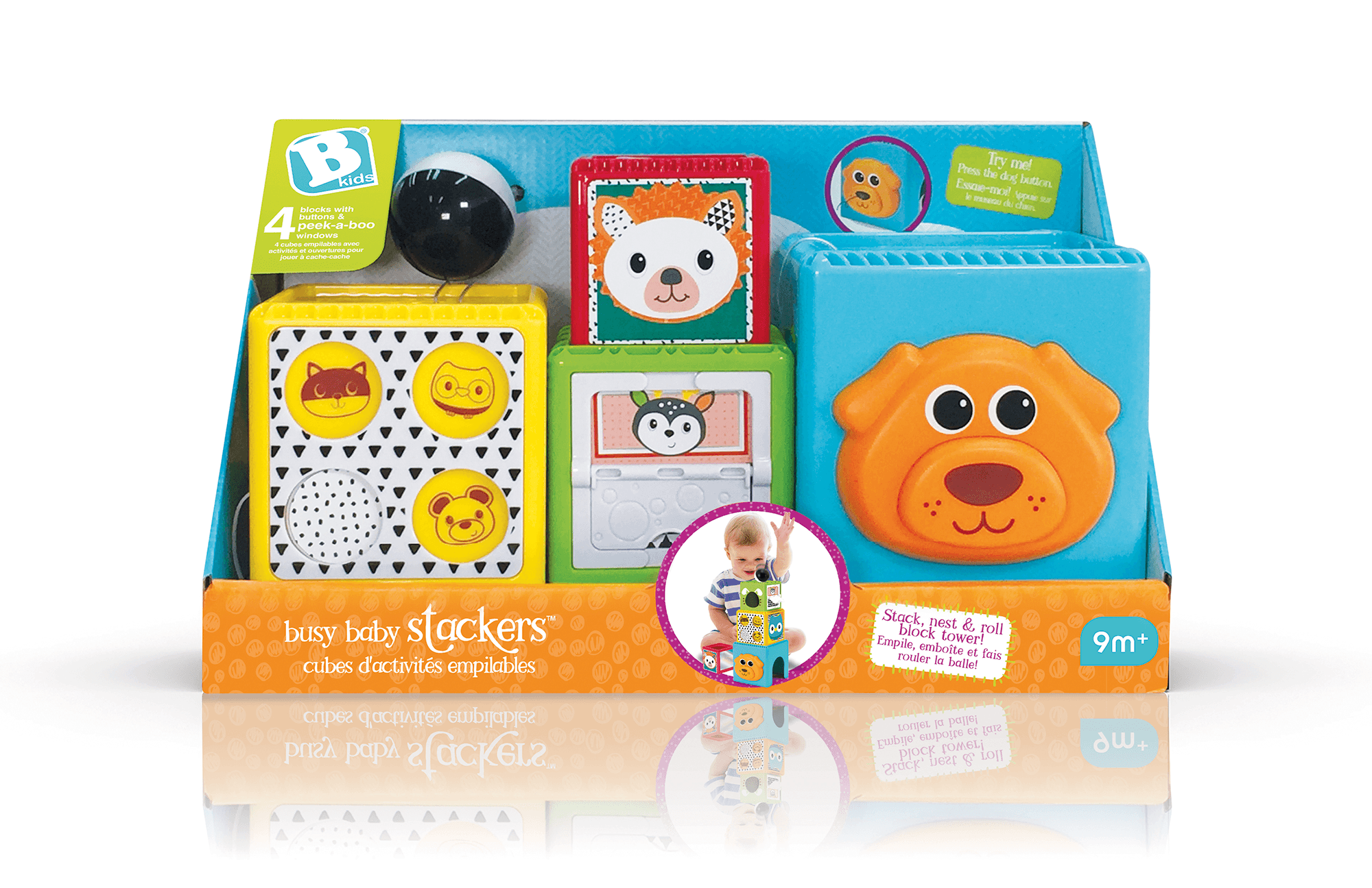 Bkids gioco con cubi e palla - B-KIDS