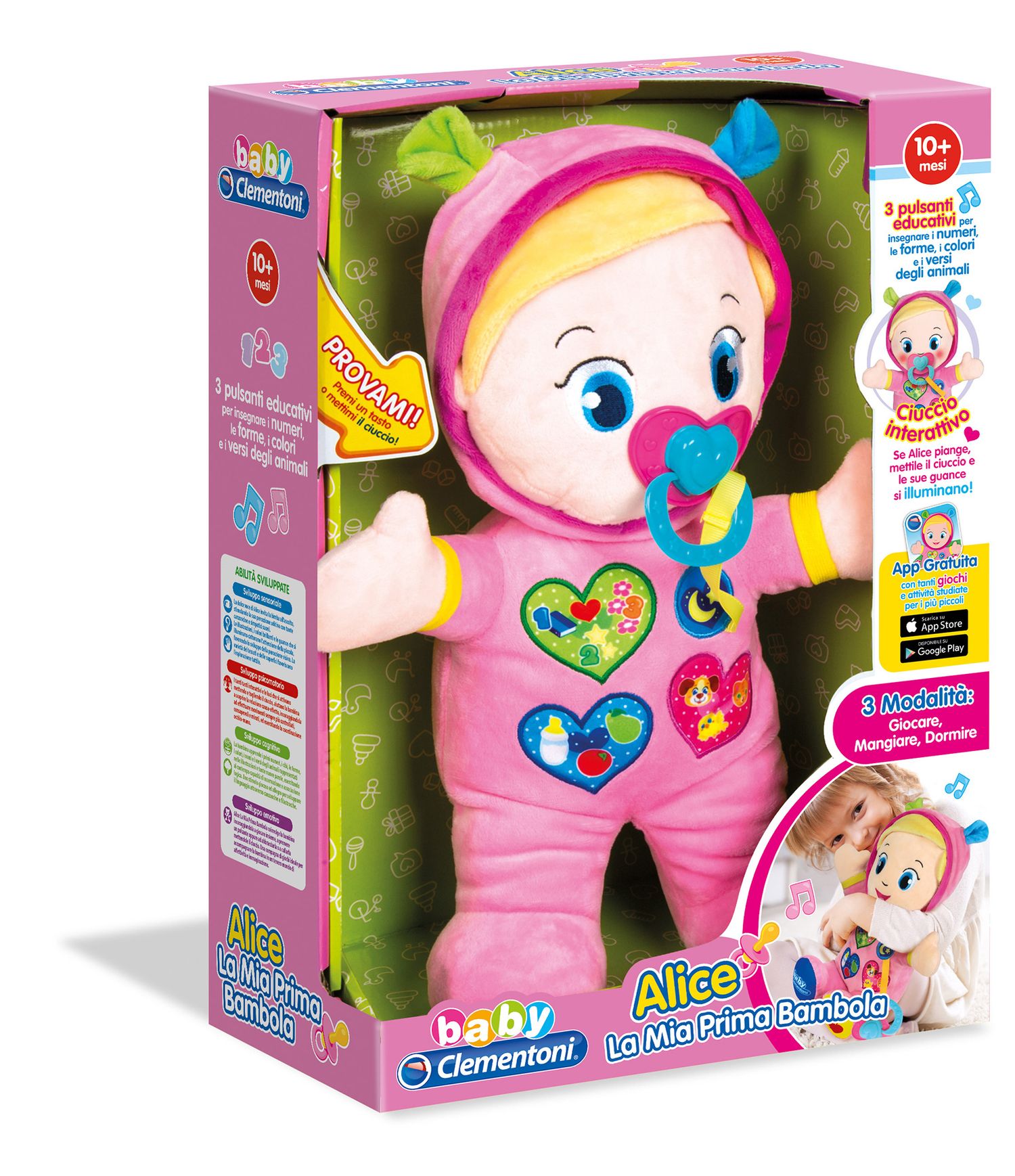 Clementoni - 17201 - alice mia prima bambola - BABY CLEMENTONI