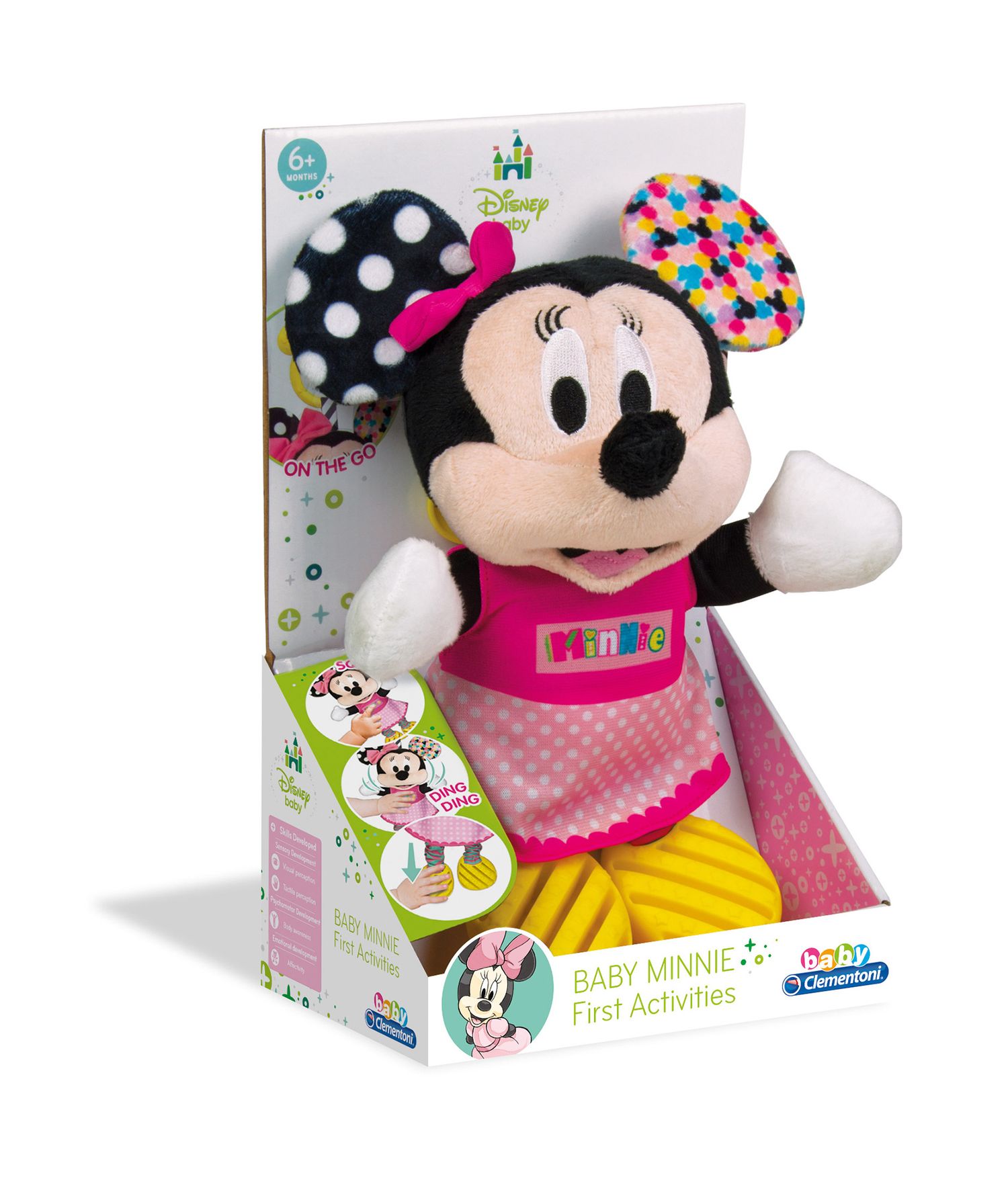 Clementoni - 17164 - baby minnie prime attività - Disney, Minnie