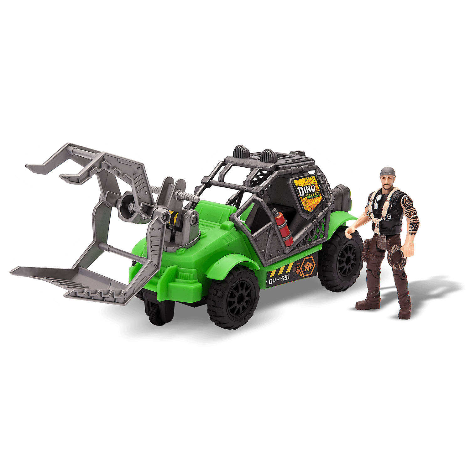 Playset dinosauro con veicolo - INVINCIBLE HEROES