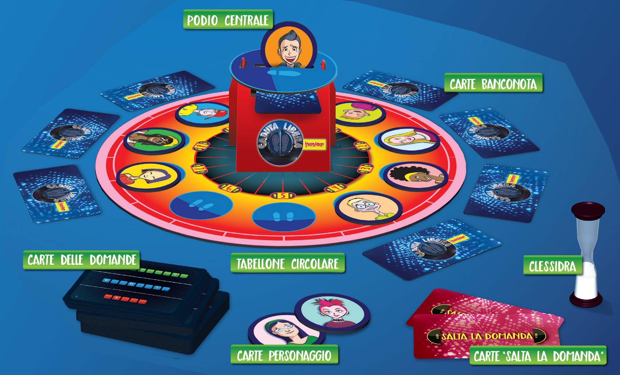 Ravensburger - caduta libera versione junior, gioco da tavolo, da 2 a 4 giocatori, 8+ anni - RAVENSBURGER