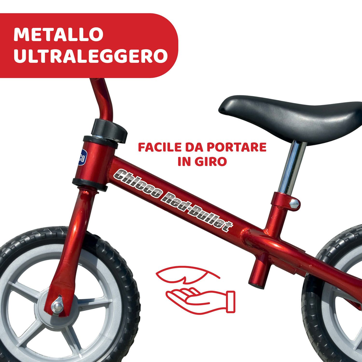 Prima bicicletta red bullet - Chicco