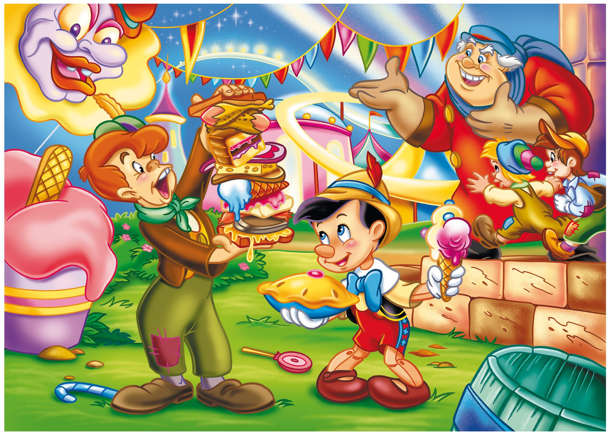 Disney puzzle df maxi floor 108 pinocchio - LISCIANI, Disney