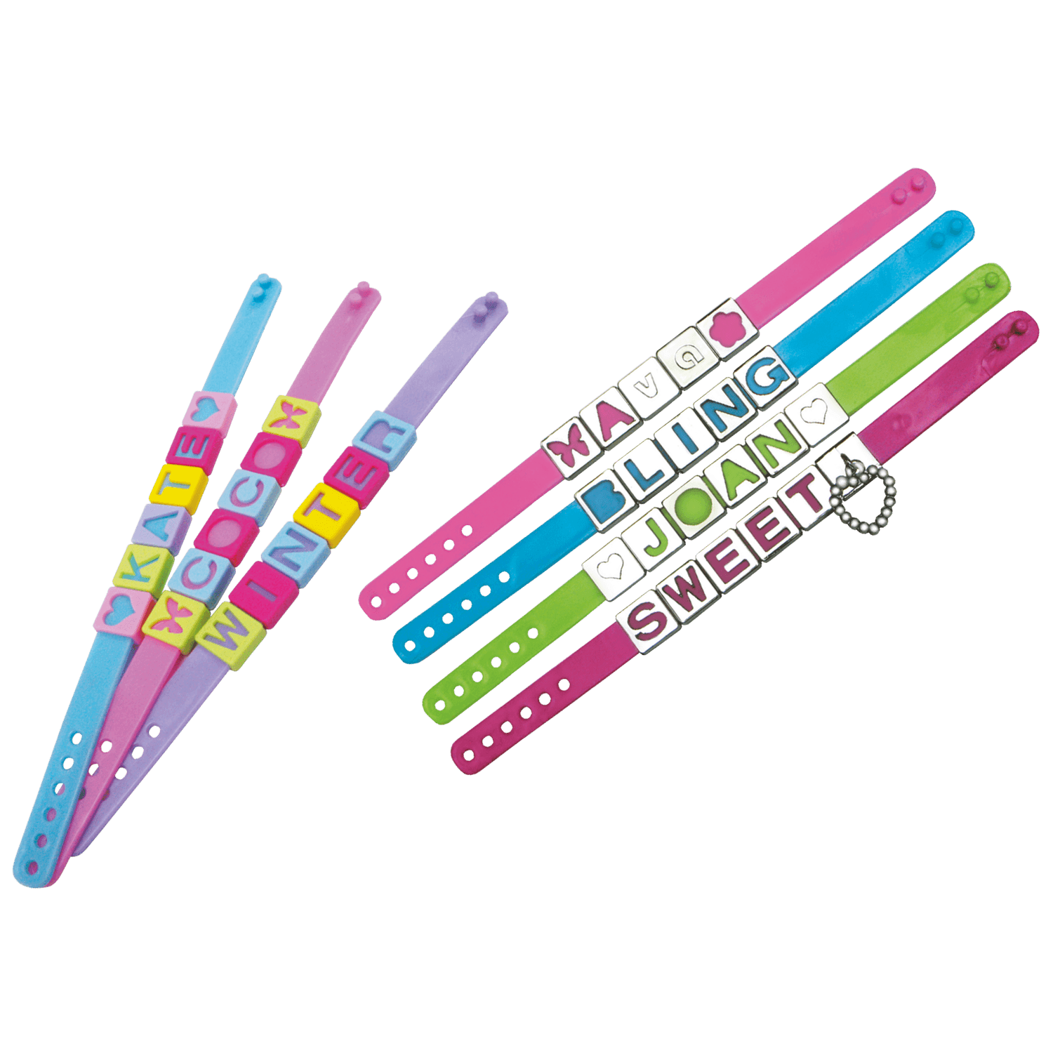 Creamania crea braccialetti lettere, numeri e decorazioni - CREA MANIA