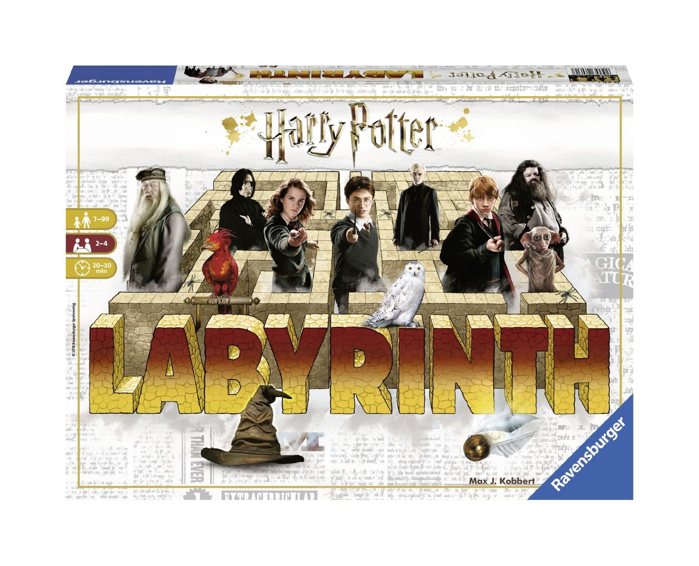 Ravensburger - labirinto magico harry potter, gioco da tavolo, da 2 a 4 giocatori, 7+ anni - Harry Potter, RAVENSBURGER
