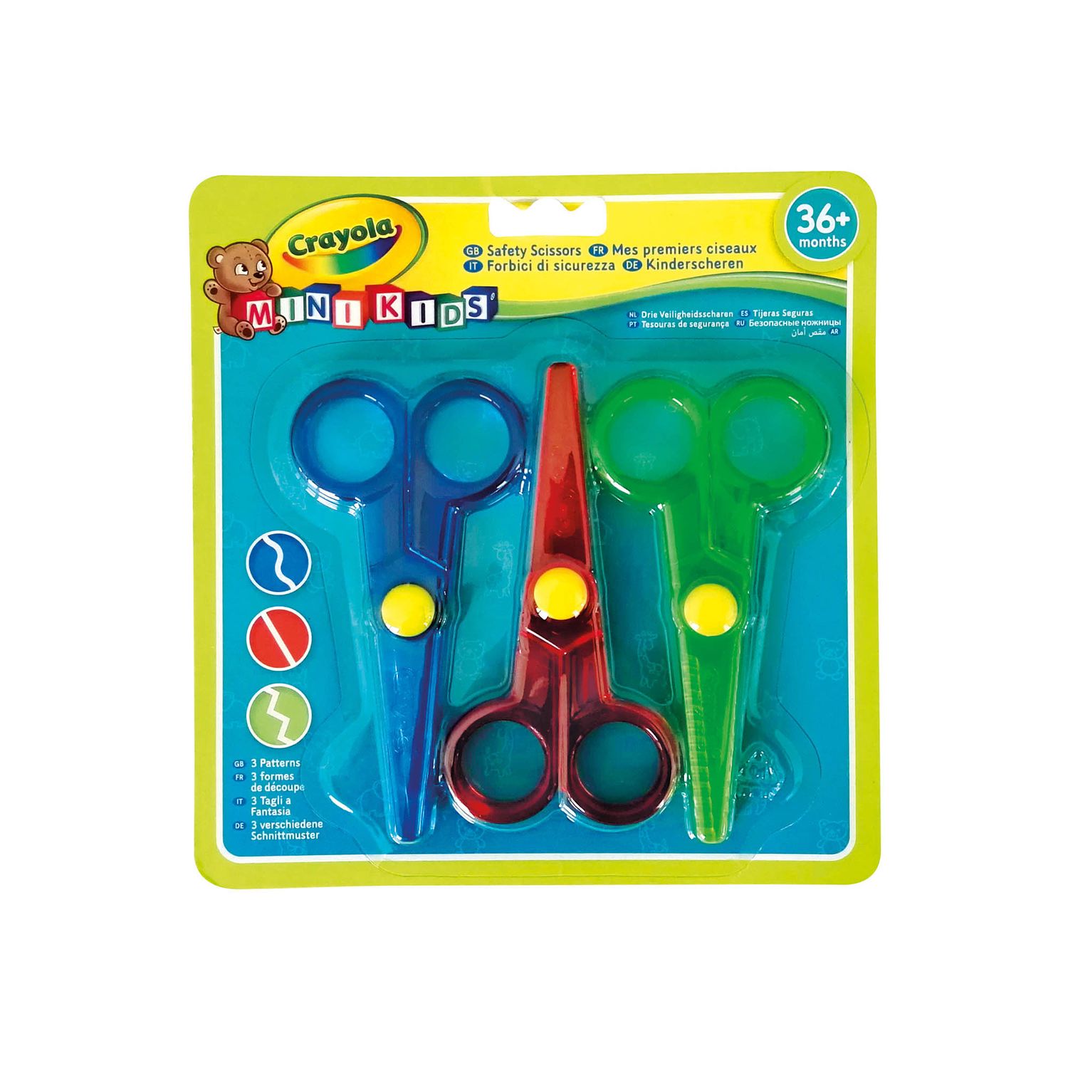 3 forbici di sicurezza minikids crayola - CRAYOLA