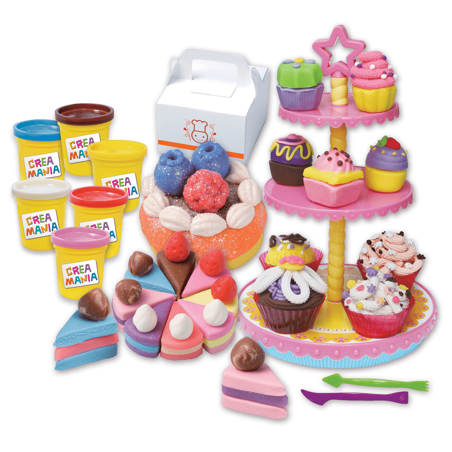 Cupcake set - pasta da modellare - CREA MANIA