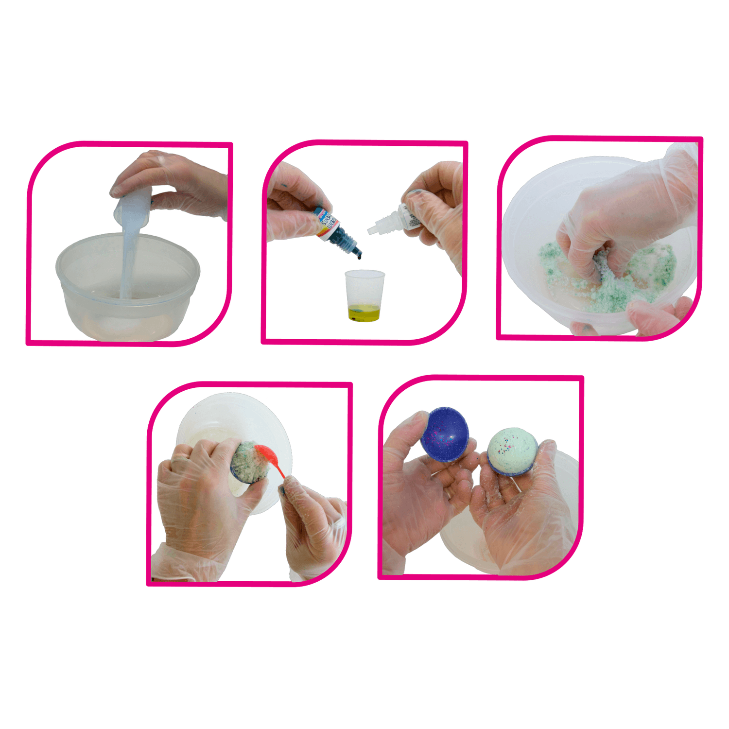 Set bath bomb - bombe da bagno effervescenti - CREA MANIA