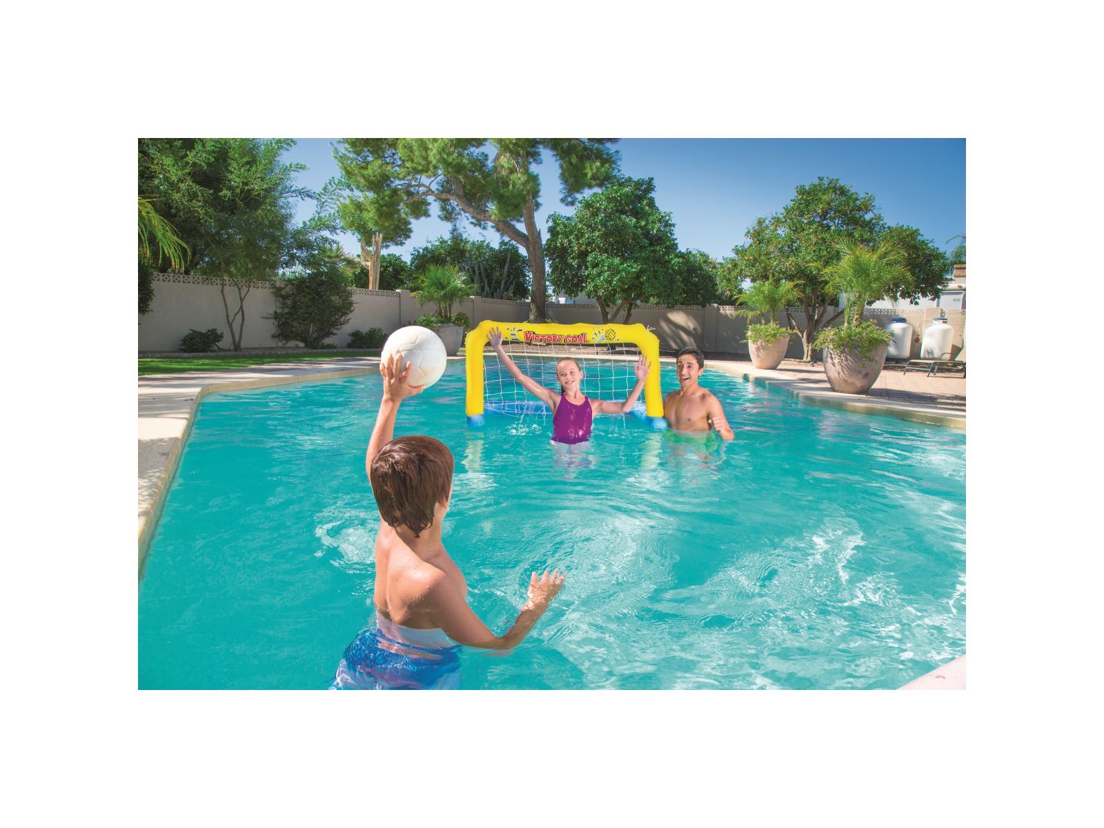 Bestway porta galleggiante water polo 142x76 cm con palla - Bestway