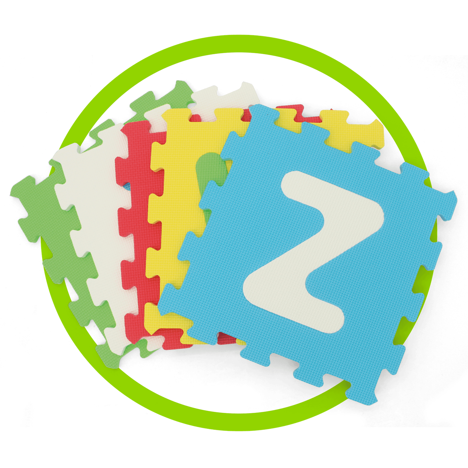 Tappeto puzzle lettere 9pz - BABY SMILE