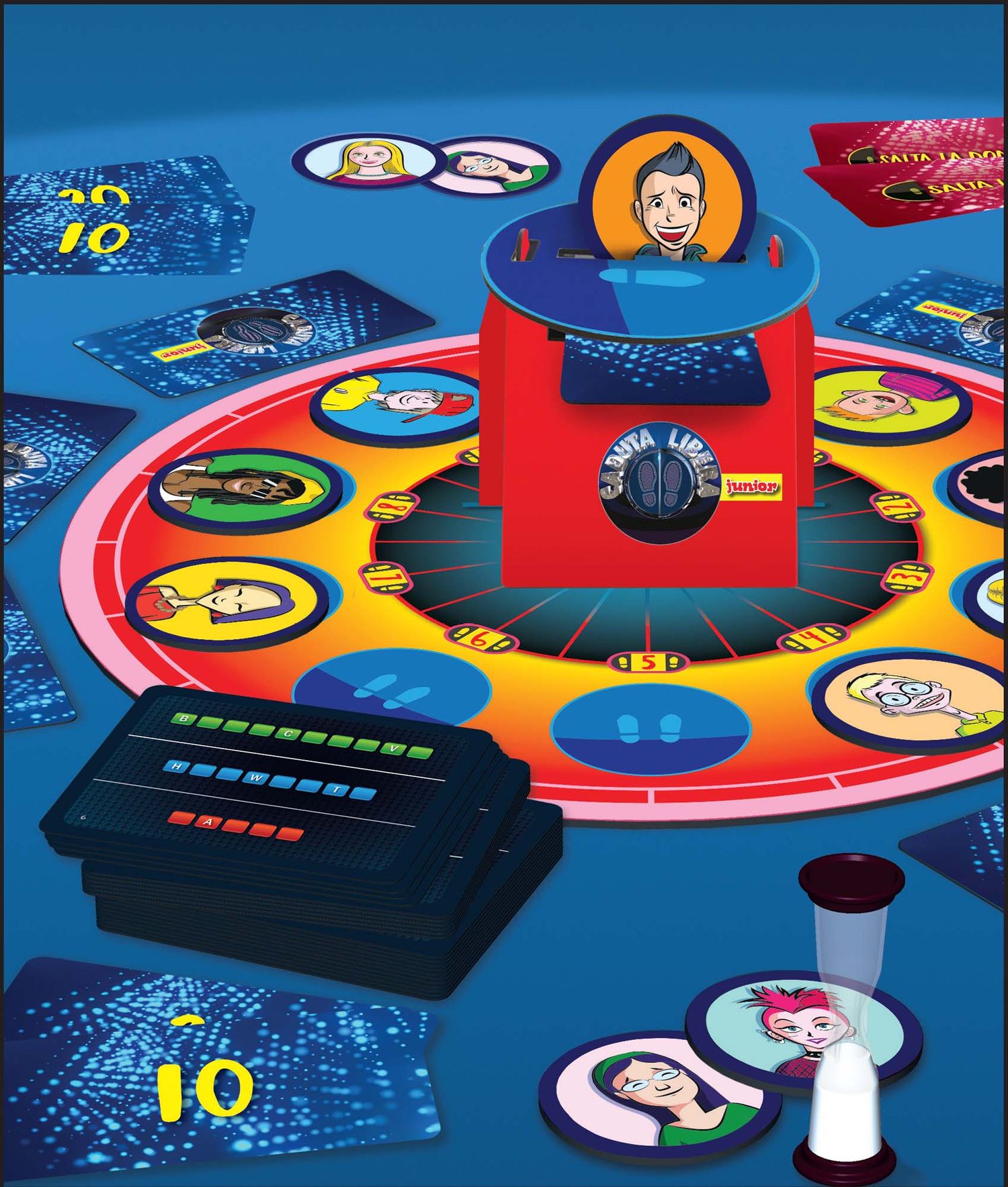 Ravensburger - caduta libera versione junior, gioco da tavolo, da 2 a 4 giocatori, 8+ anni - RAVENSBURGER