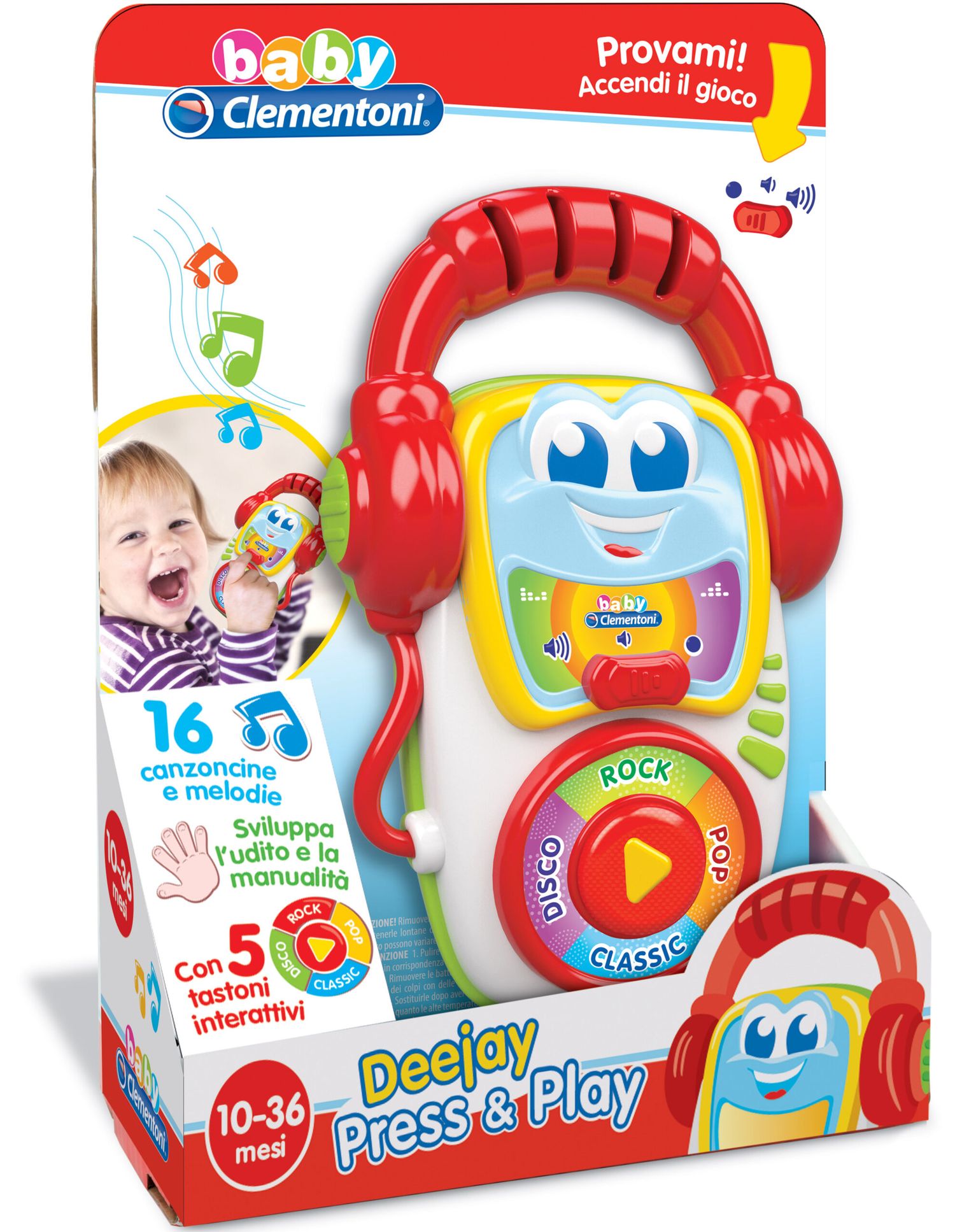 Clementoni - 14982 - deejay press & play - CLEMENTONI, Scienza e Gioco