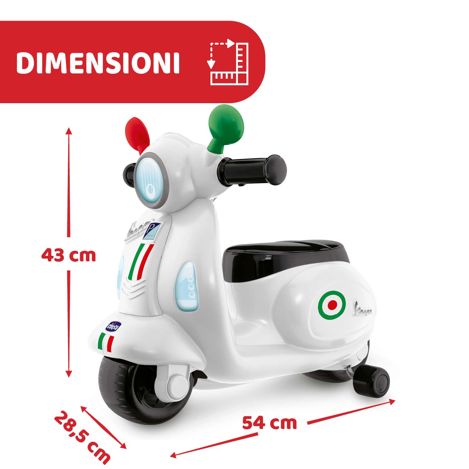 Cavalcabile vespa primavera italy - Chicco