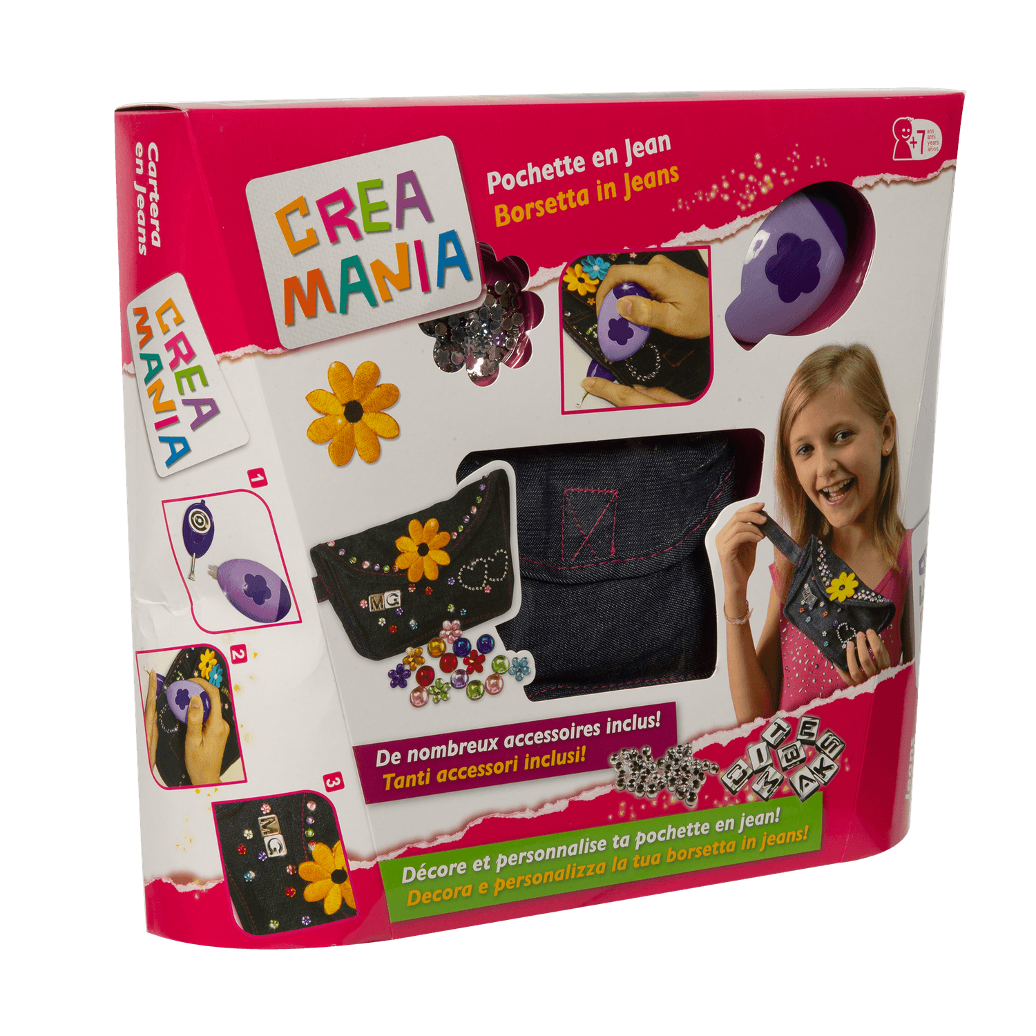 Borsetta jeans da decorare - CREA MANIA