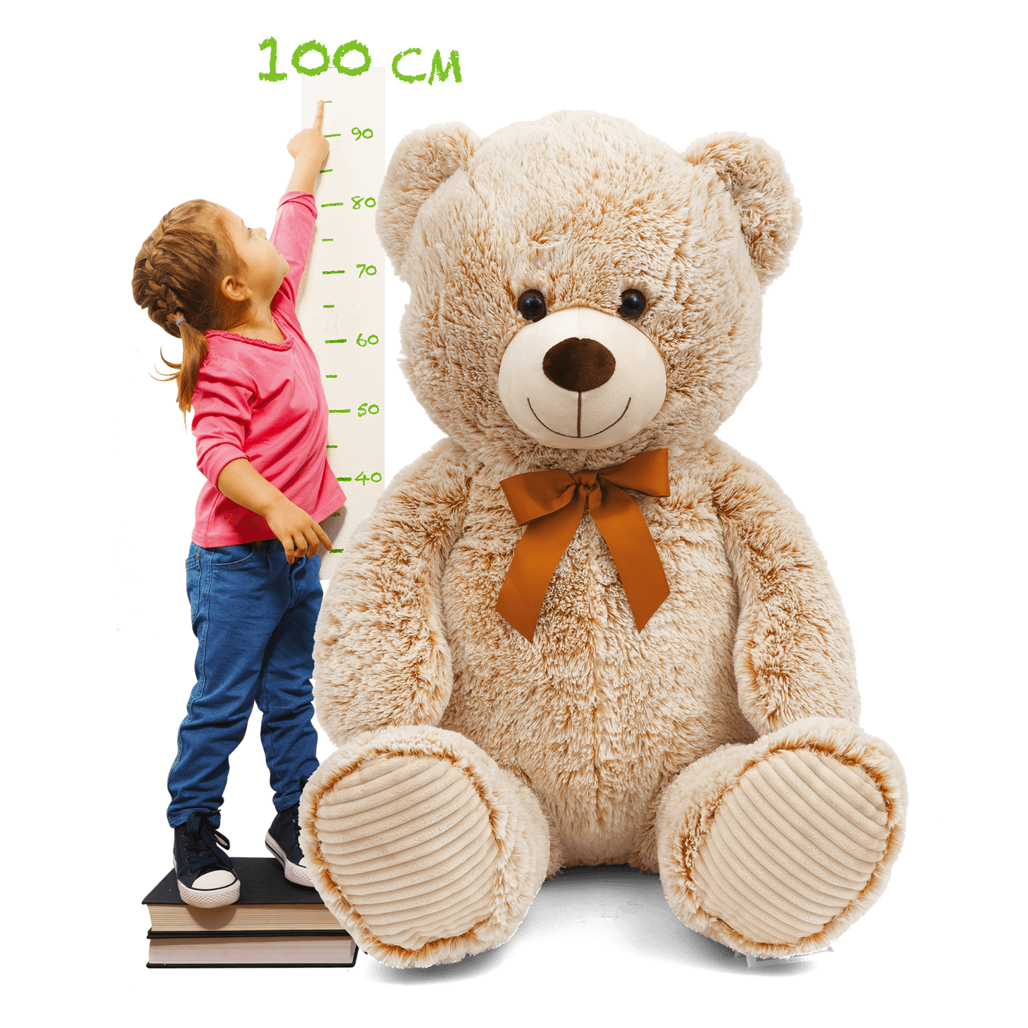 Peluche orso 100cm - AMI PLUSH, SUPERSTAR