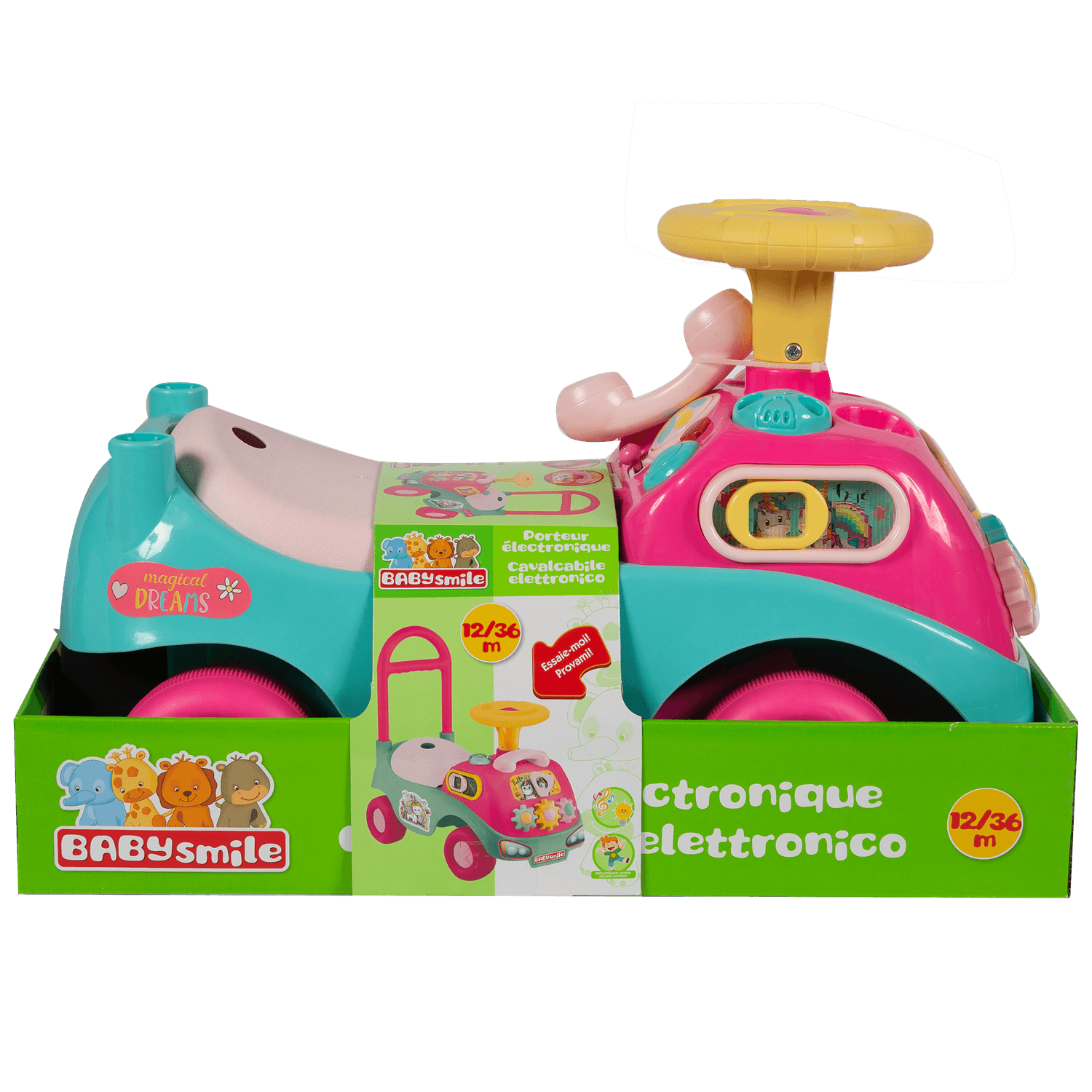 Cavalcabile elettronico (girl) - BABY SMILE