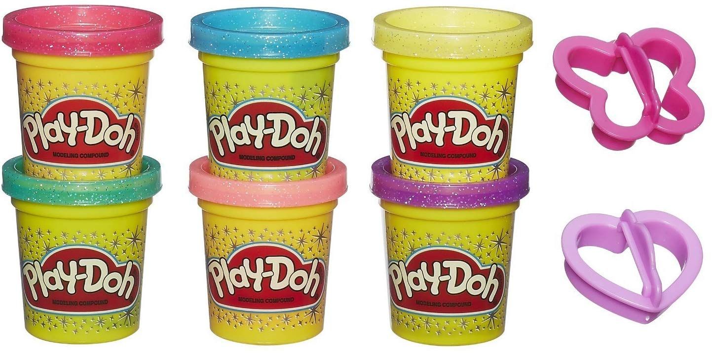 Play doh 6 vasetti brillanti - PLAY-DOH