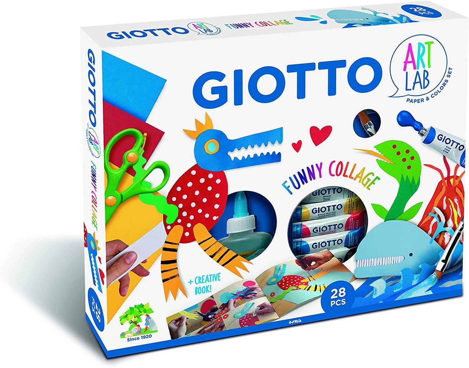 Giotto art lab funny collage - kit creativo - GIOTTO