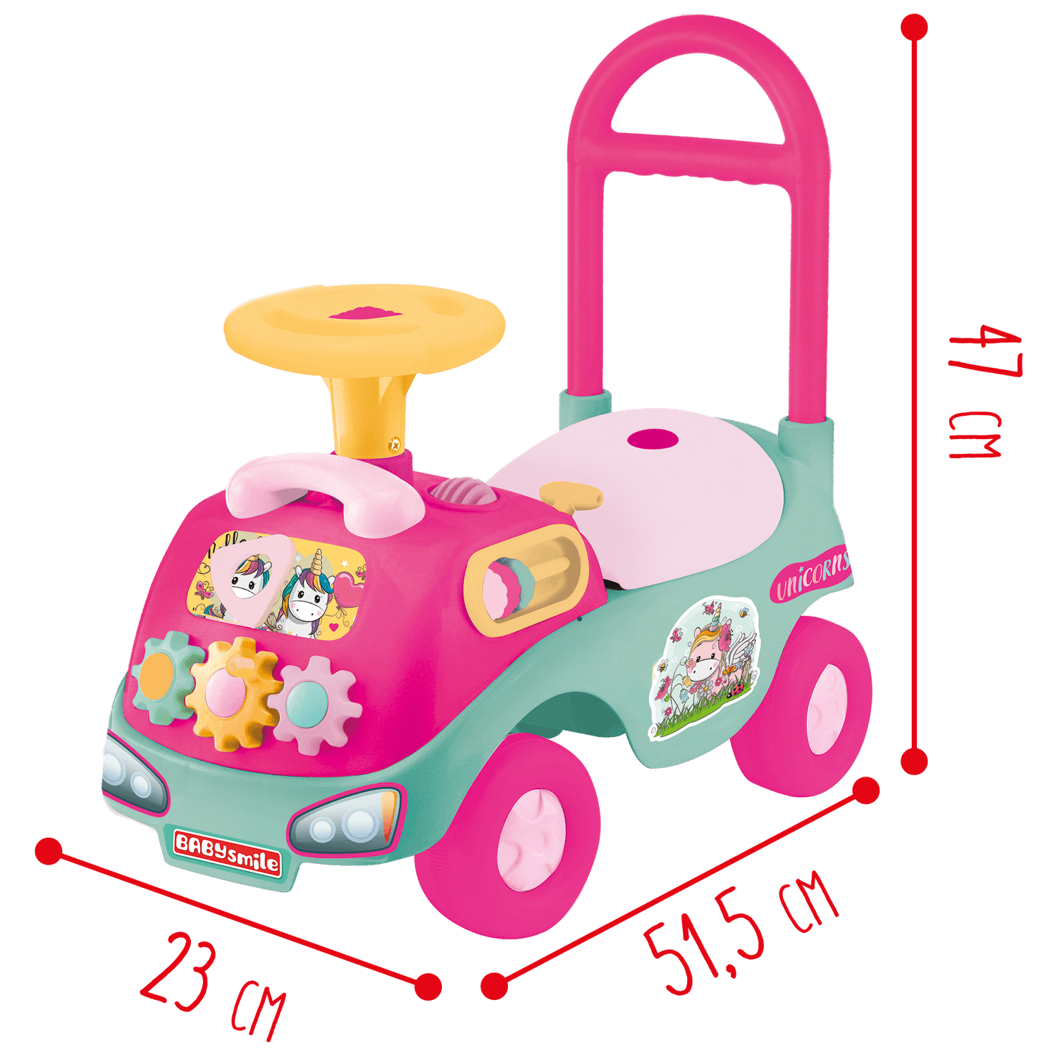 Cavalcabile elettronico (girl) - BABY SMILE