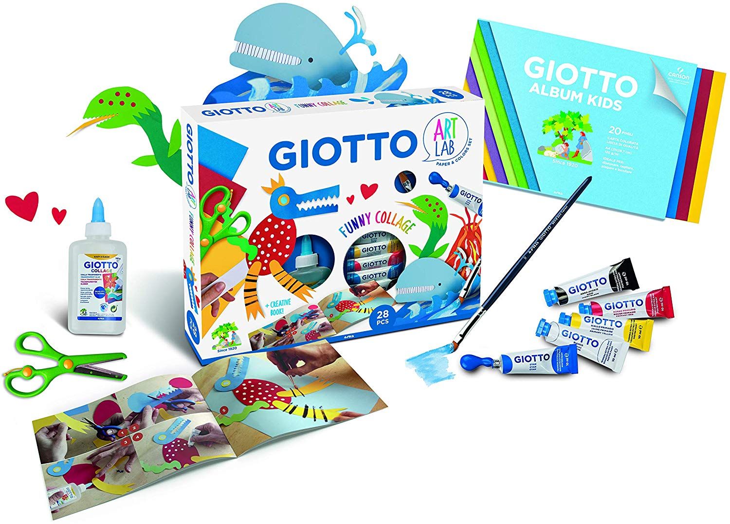 Giotto art lab funny collage - kit creativo - GIOTTO