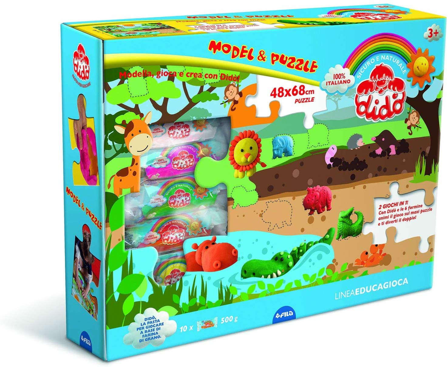 Dido' model & puzzle - pasta da modellare + puzzle - DIDO'