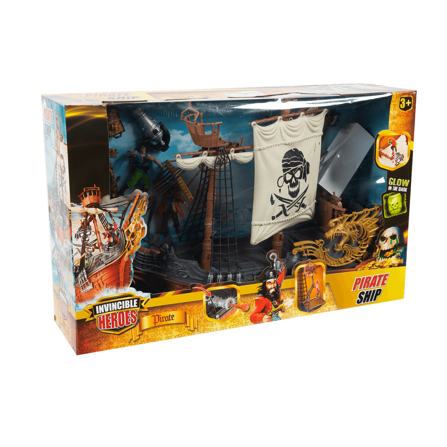 Playset nave dei pirati - INVINCIBLE HEROES, SUPERSTAR
