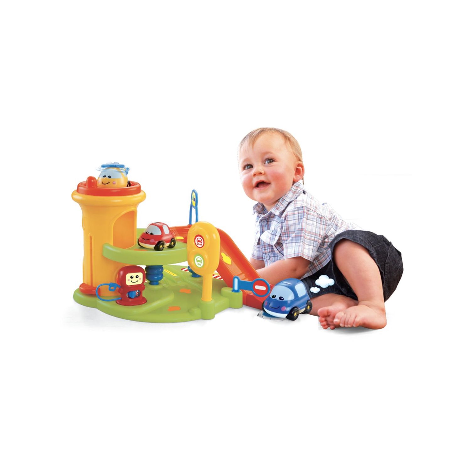 Garage con 3 veicoli - my first garage - BABY SMILE