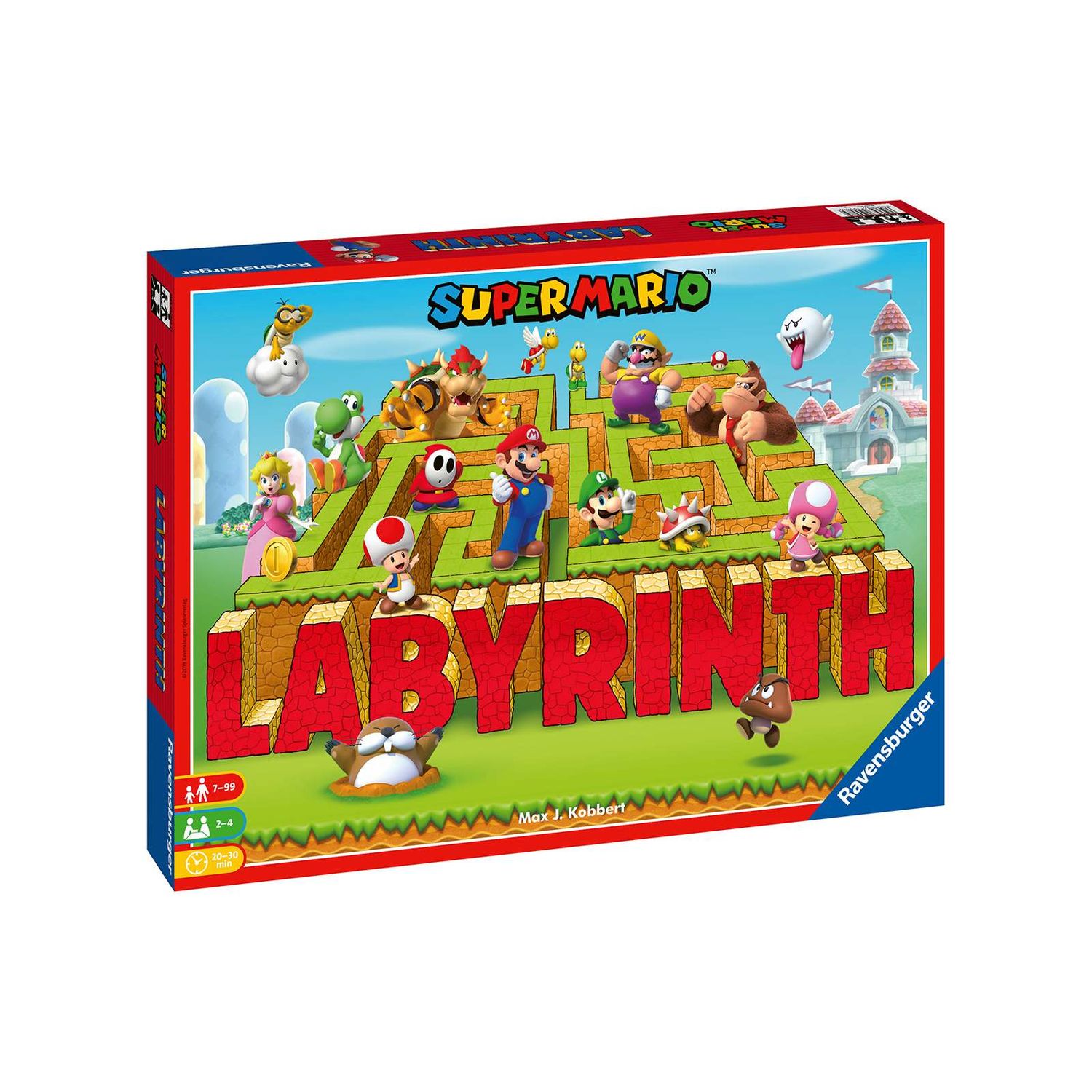 Ravensburger - labirinto magico super mario, gioco da tavolo, da 2 a 4 giocatori, 7+ anni - RAVENSBURGER, Super Mario
