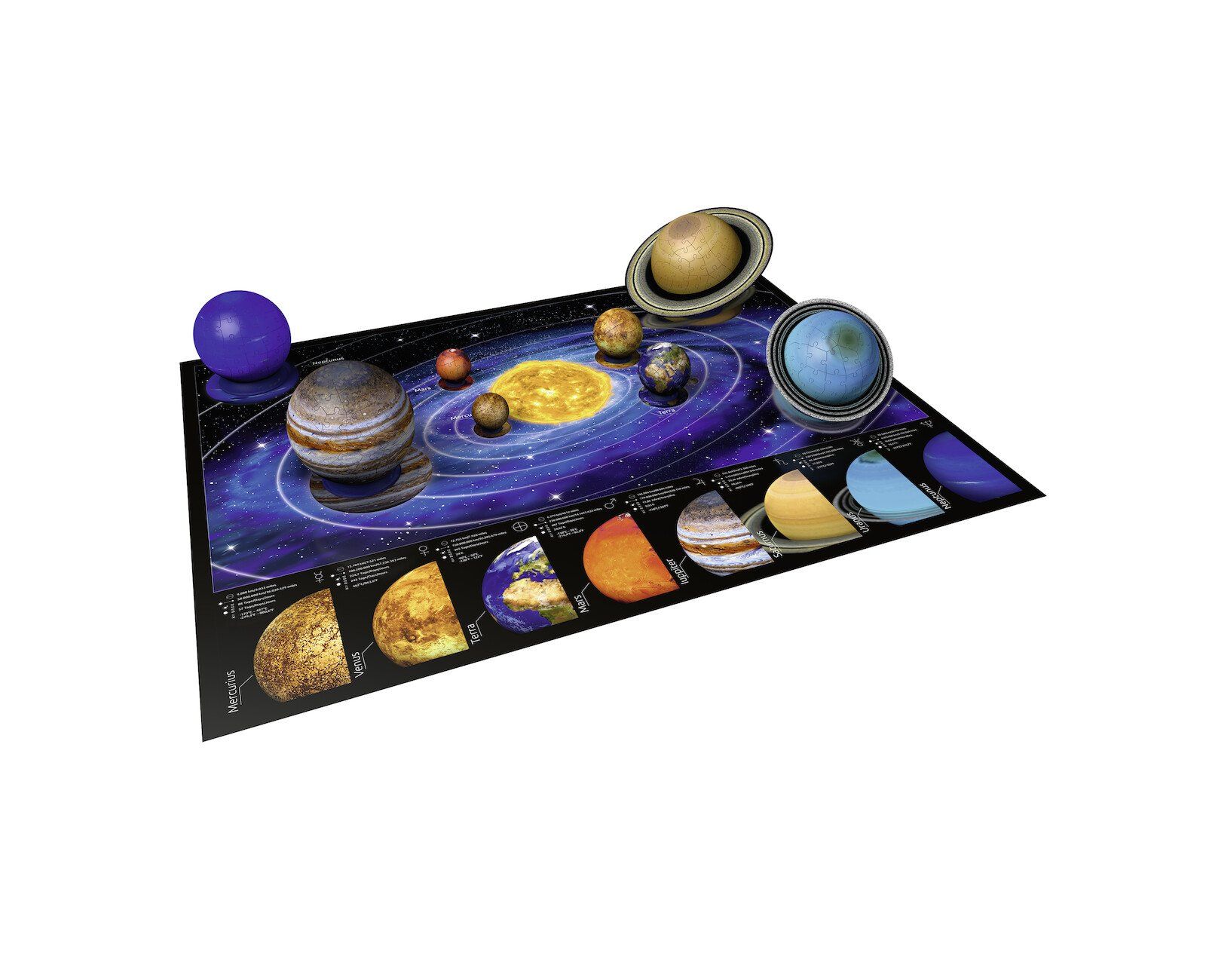 Ravensburger - 3d puzzle il sistema planetario, 540 pezzi, 6+ anni - RAVENSBURGER, RAVENSBURGER 3D PUZZLE
