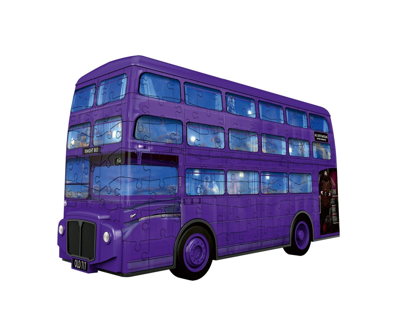 Ravensburger - 3d puzzle nottetempo, bus harry potter, 216 pezzi, 8+ anni - Harry Potter, RAVENSBURGER, RAVENSBURGER 3D PUZZLE