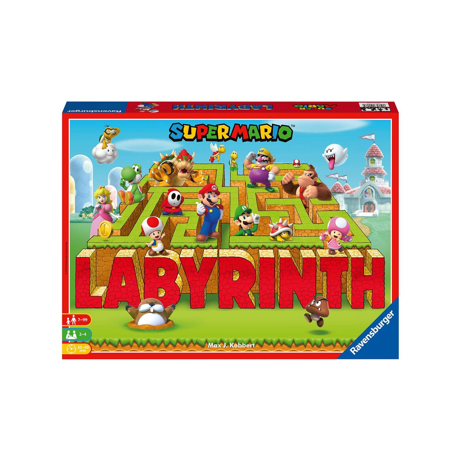 Ravensburger - labirinto magico super mario, gioco da tavolo, da 2 a 4 giocatori, 7+ anni - RAVENSBURGER, Super Mario