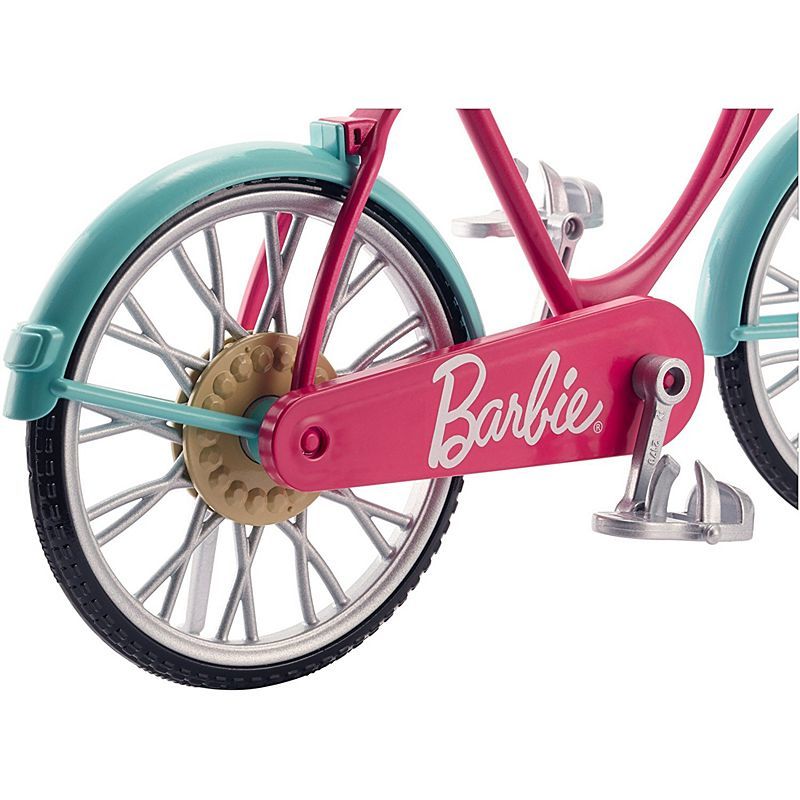 Barbie bicicletta per bambole con casco e accessori - Barbie