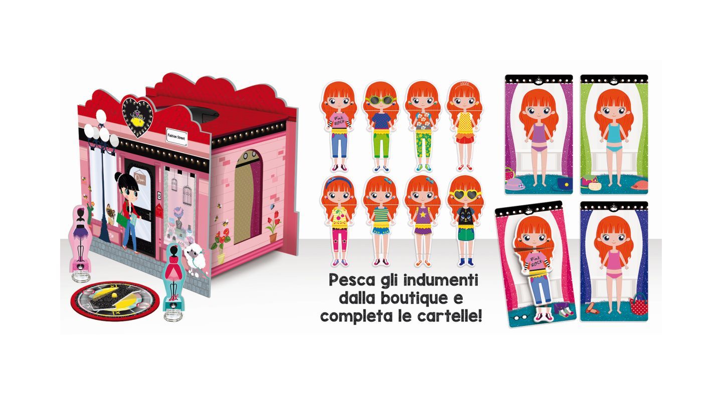 Lisciani - life skills tombola vesti e svesti allegra  boutique - LISCIANI