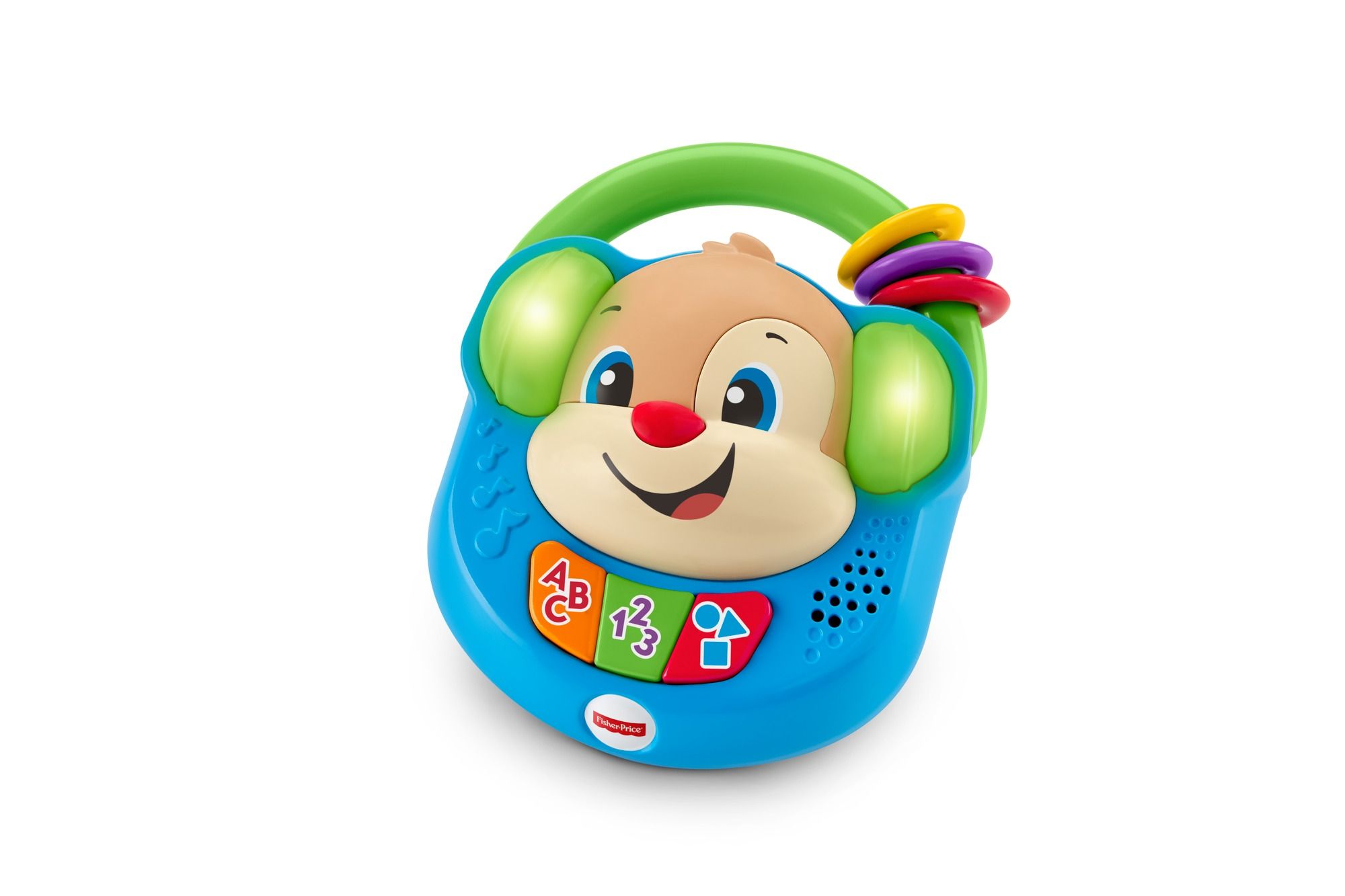 Fisher-price, lettore musicale canta e impara, giocattolo elettronico ridi impara 6-36 mesi - FISHER-PRICE
