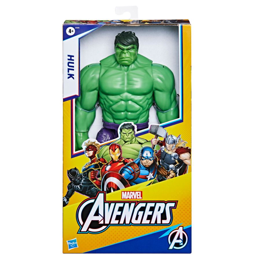 Avengers - hulk (action figure deluxe 30cm con blaster titan hero blast gear) - Avengers, MARVEL