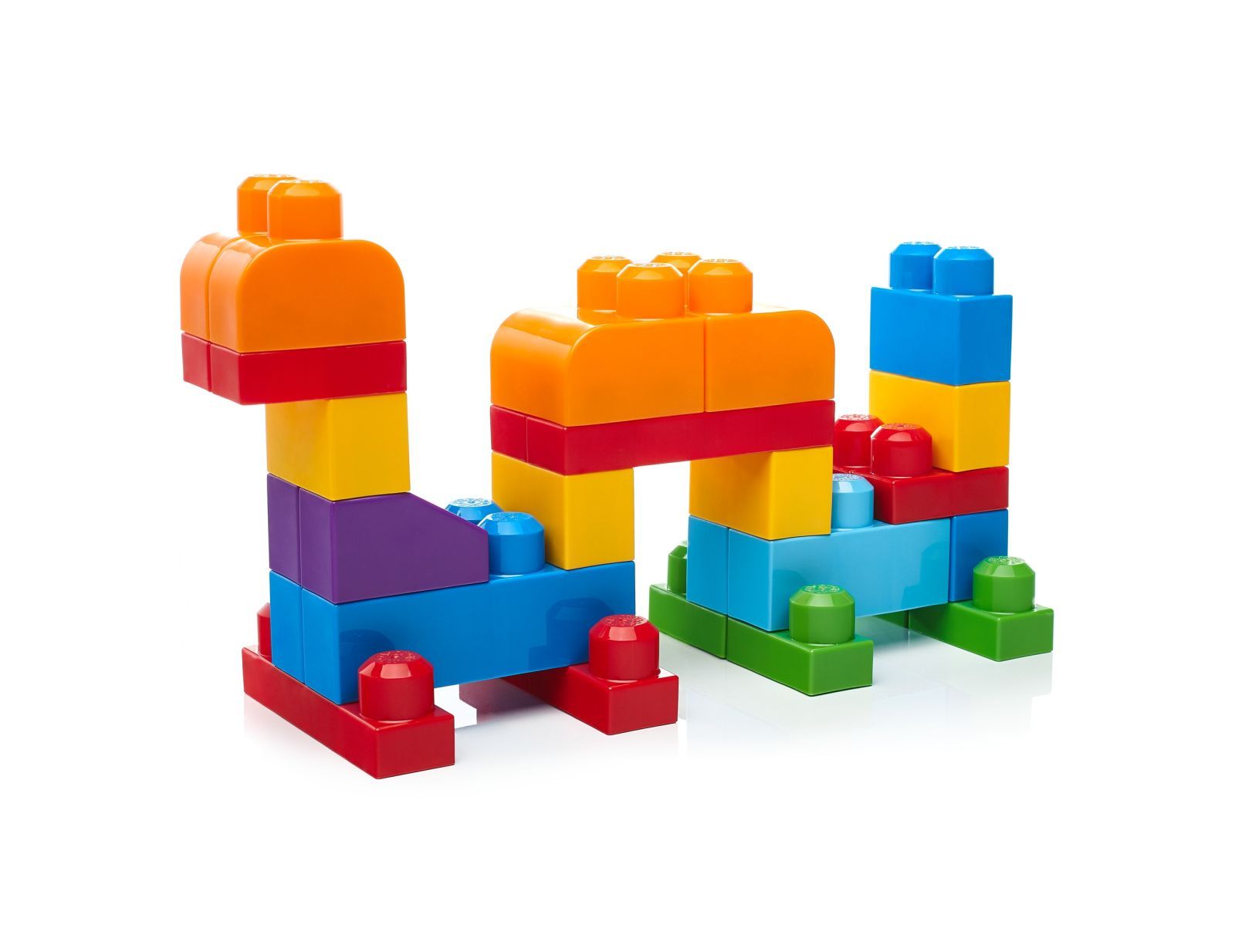 Mega bloks sacca ecologica blocchi da costruzione, 60 pezzi, assortimento - 