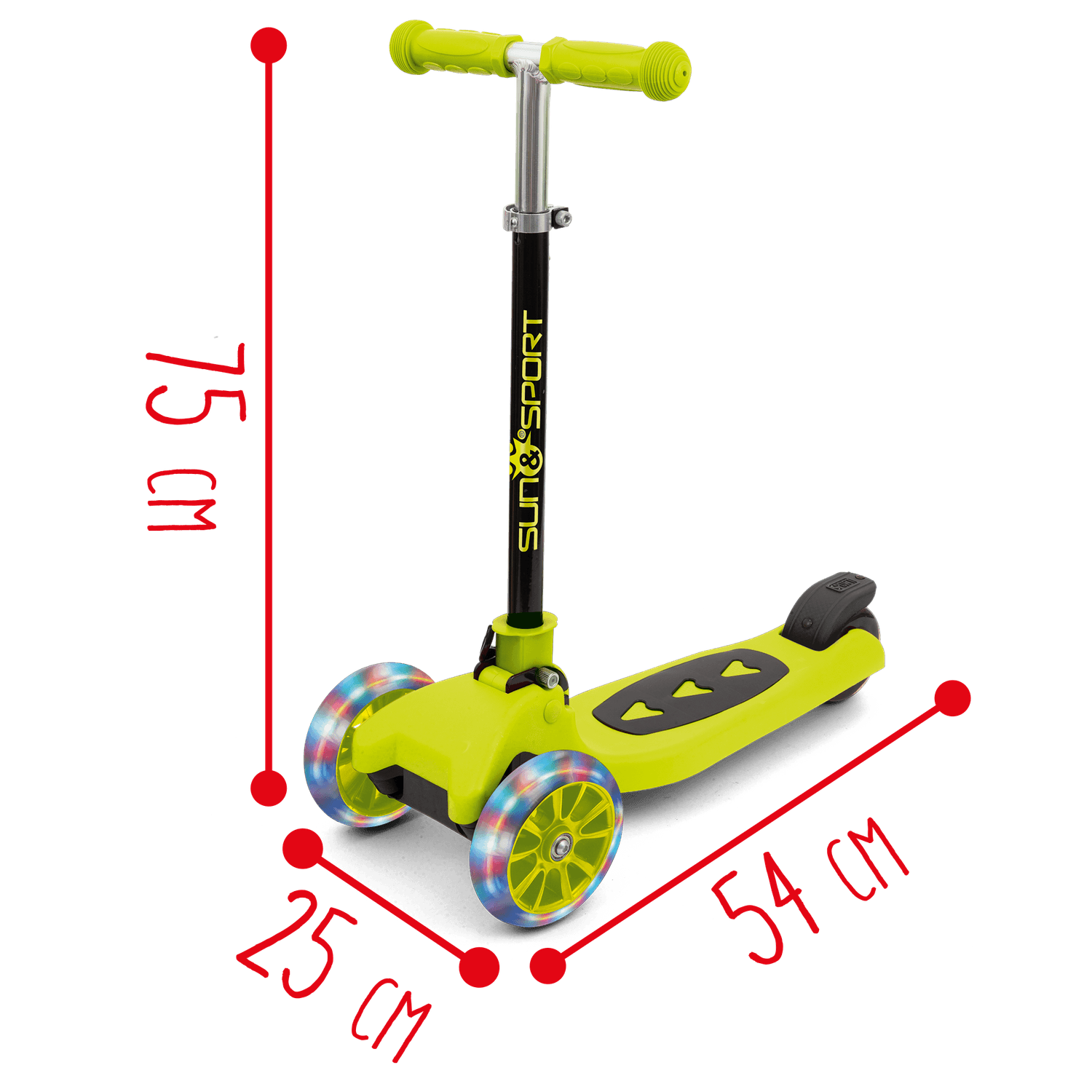 Monopattino 3 ruote deluxe - SUN&SPORT