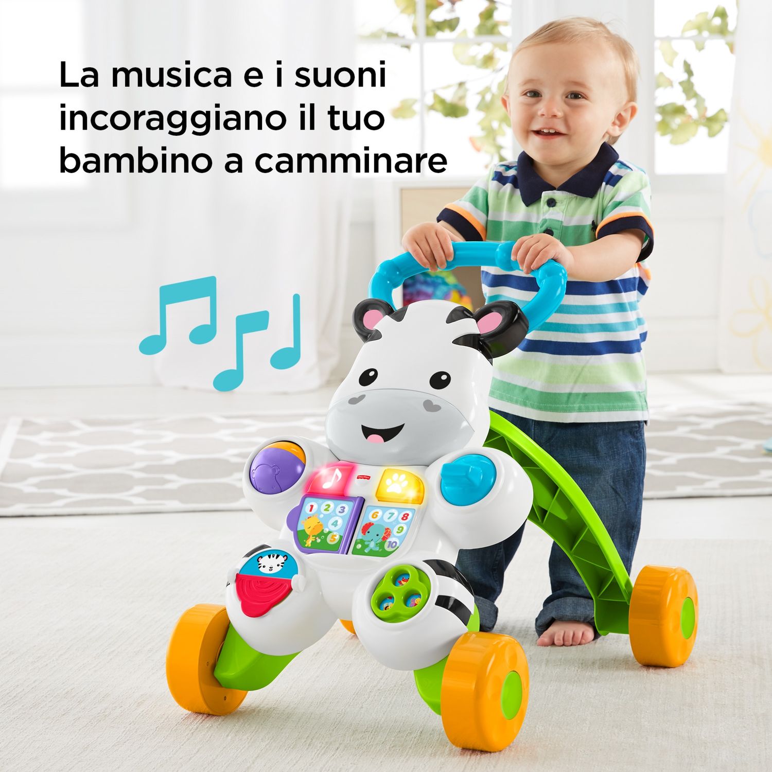 Fisher-price - zebra primi passi per l'apprendimento - FISHER-PRICE