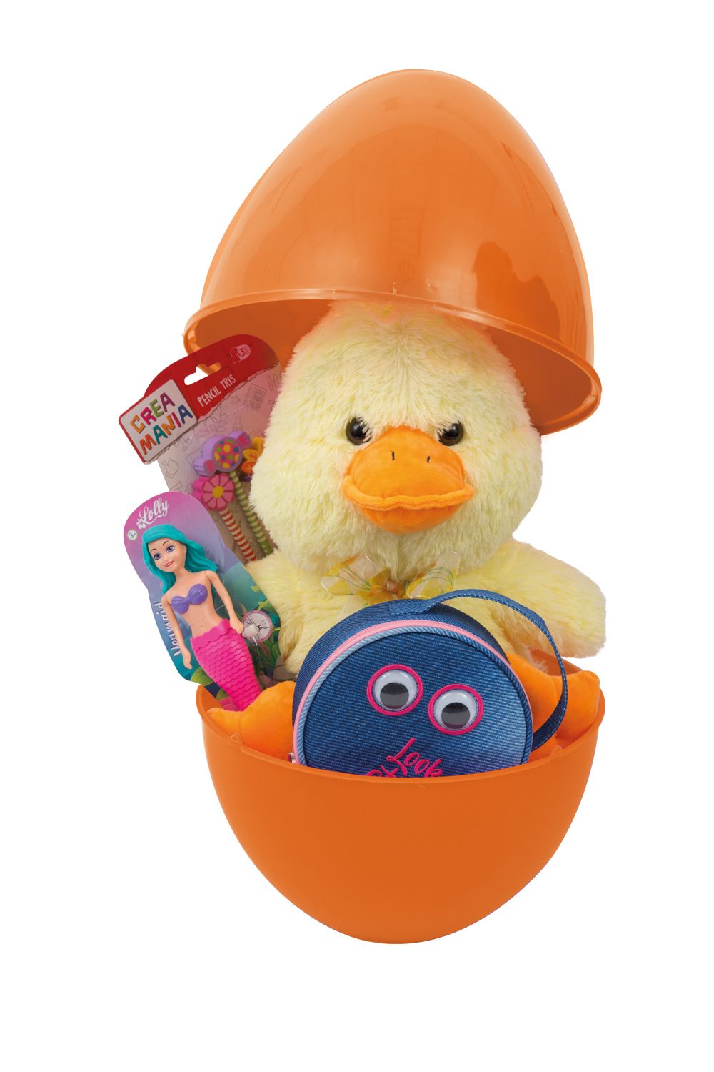 Guscio uovo pasqua arancione - IAMTOYS
