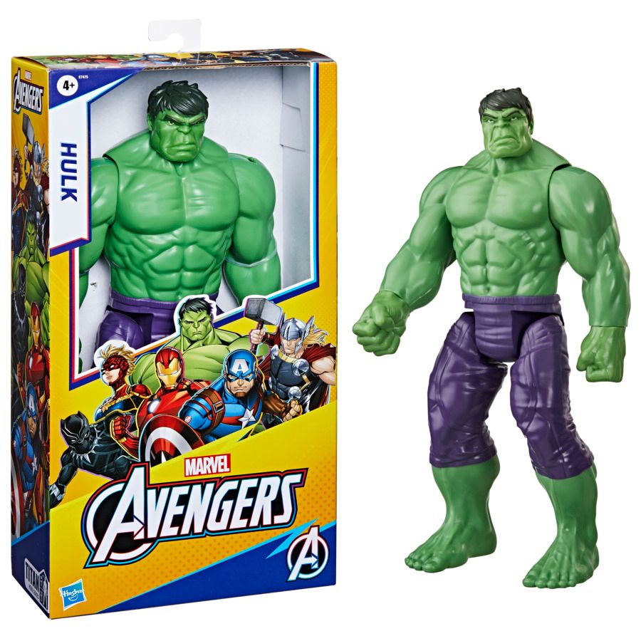 Avengers - hulk (action figure deluxe 30cm con blaster titan hero blast gear) - Avengers, MARVEL