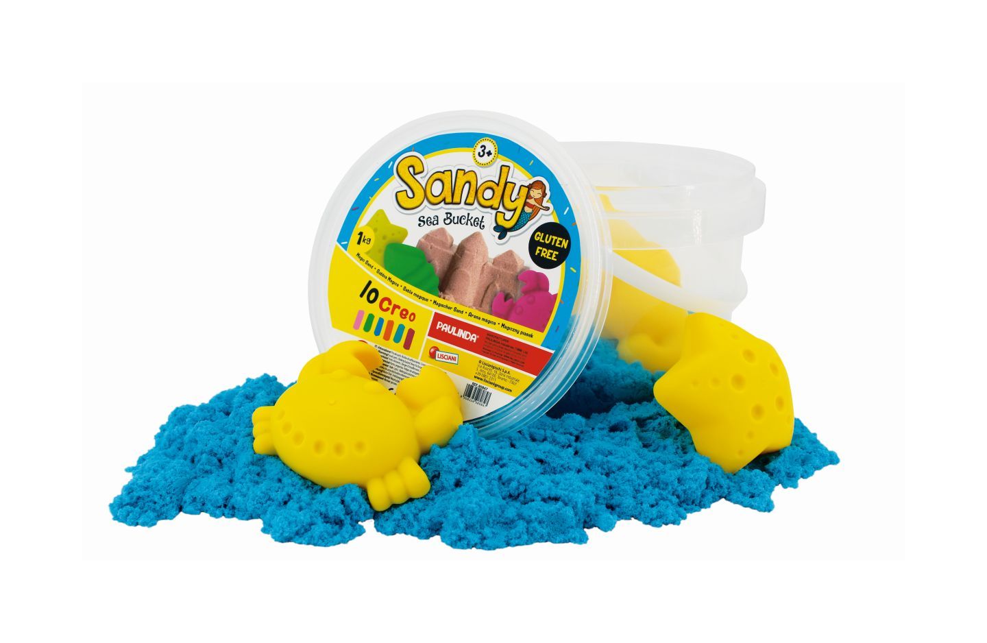 Lisciani - sandy sea magico secchiello (1kg) - LISCIANI