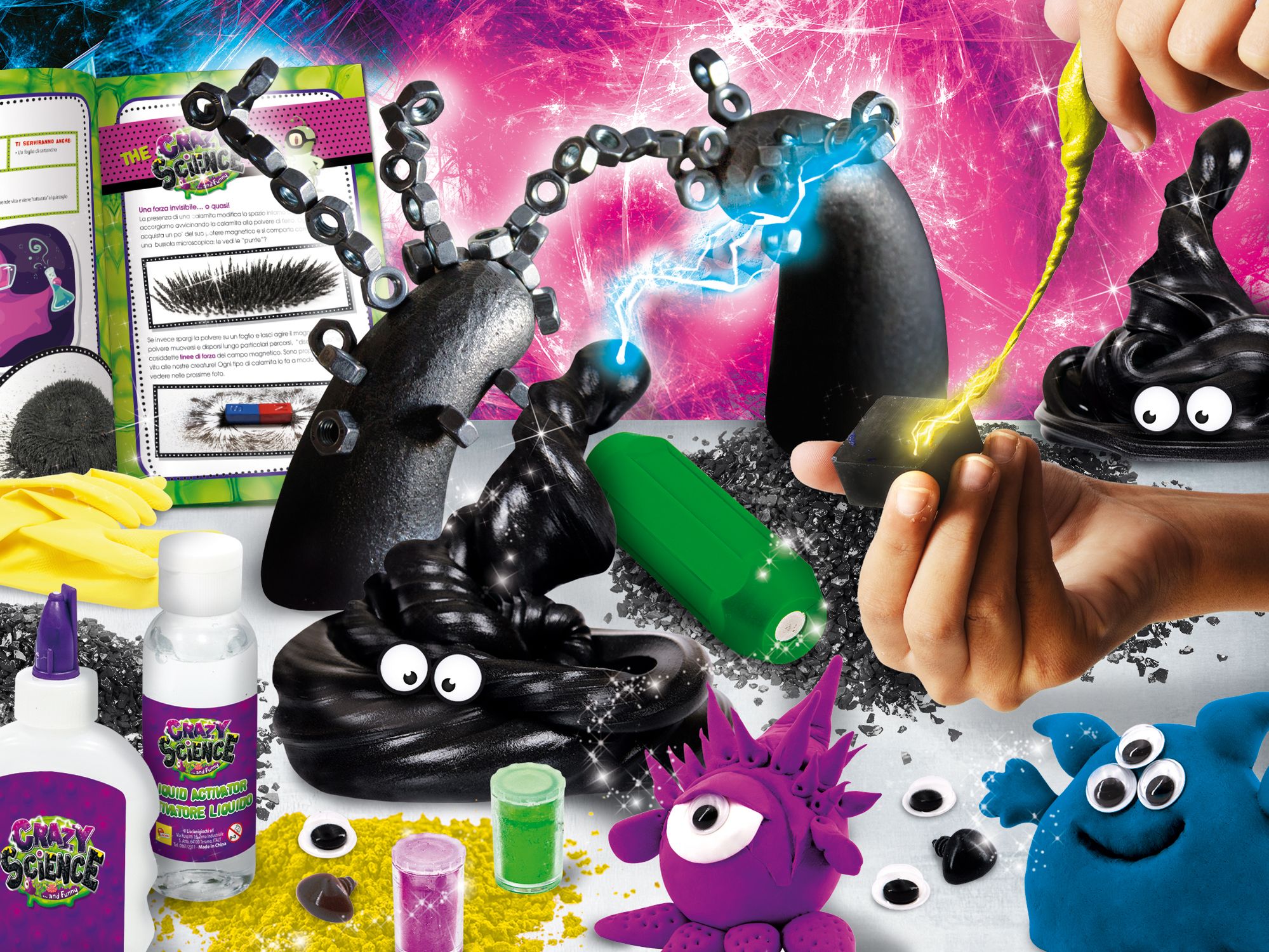 Lisciani - crazy science laboratorio dei fluidi e delle creature magnetiche - LISCIANI