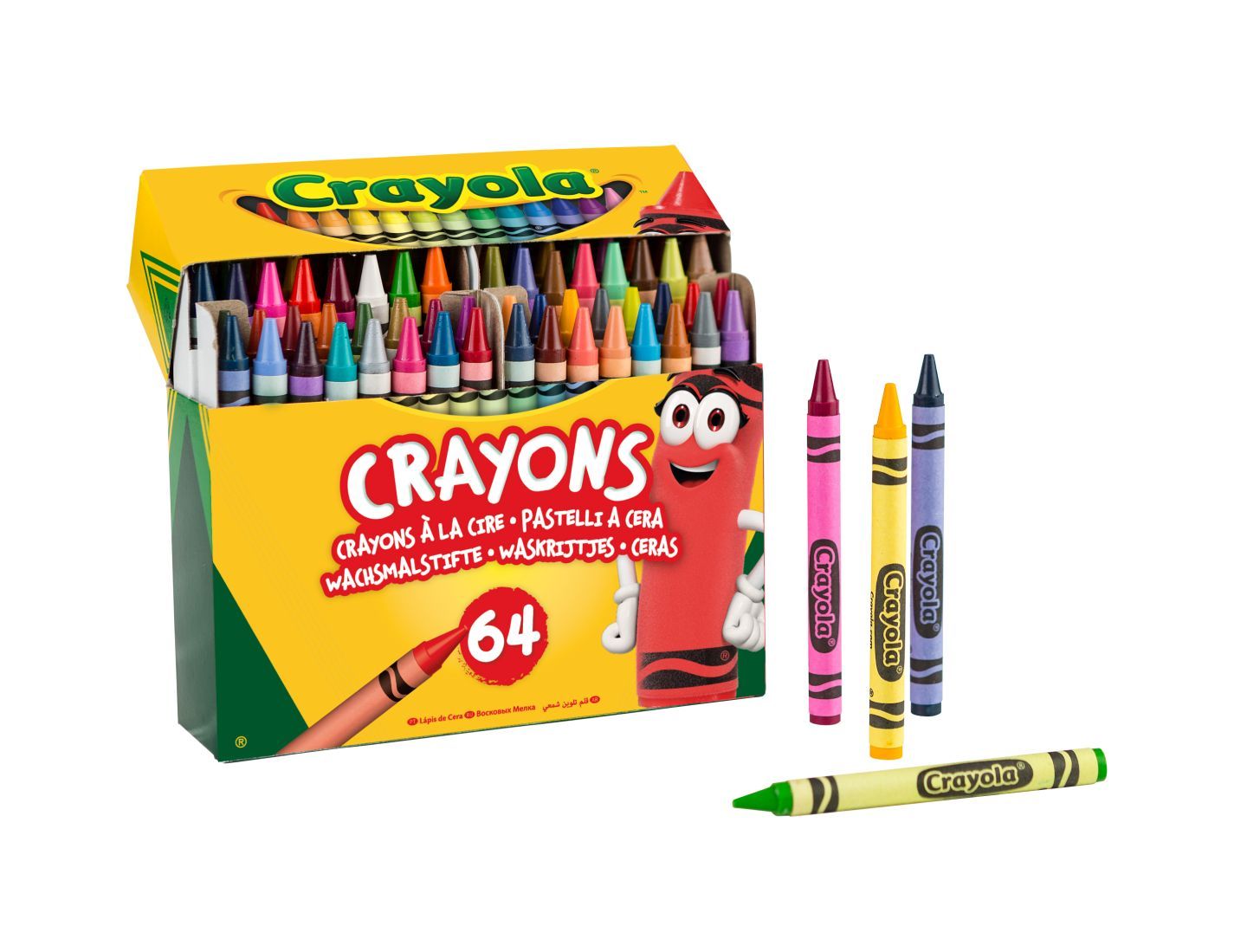 64 pastelli a cera - CRAYOLA