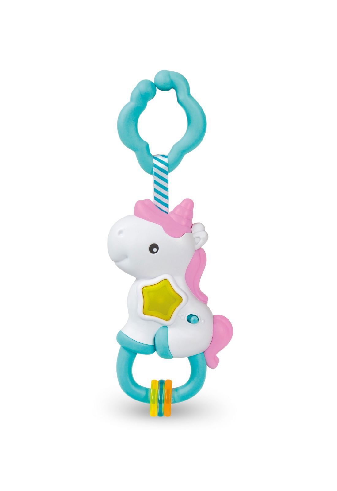 Clementoni - 17333 - sonaglino unicorno interattivo - BABY CLEMENTONI