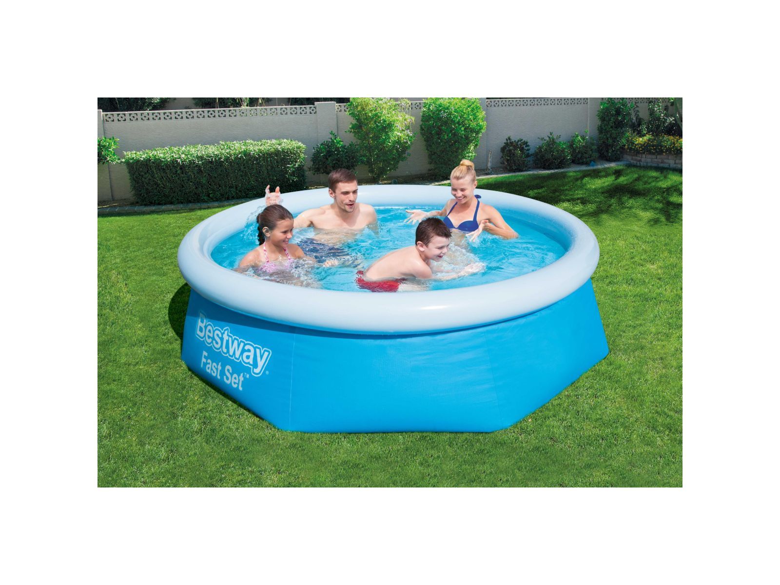Bestway piscina gonfiabile autoportante fast set da 244x61 cm - Bestway